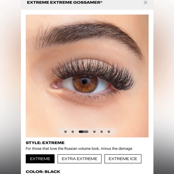 Lashify Gossamer E 18 (Extreme) Black NIB - Picture 5 of 7